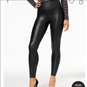 Spanx faux leather leggings